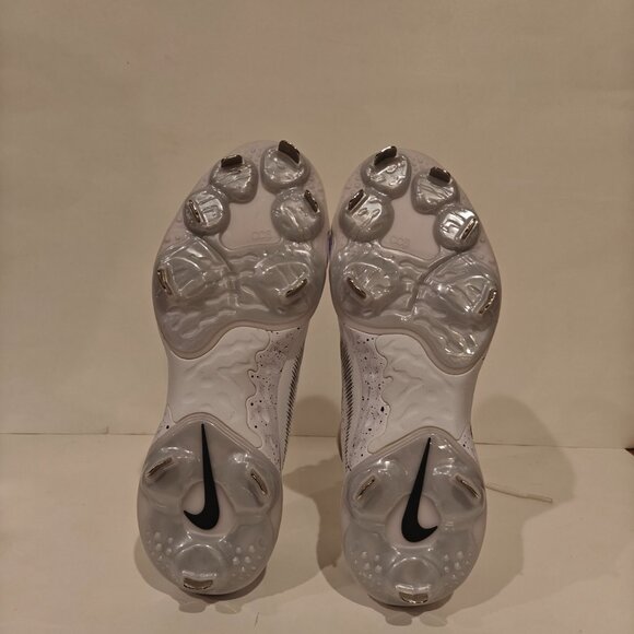 Nike Alpha Huarache Elite 3 Low White Baseball Cleats CV3552-104 Men’s Size 7.5 - Picture 12 of 13